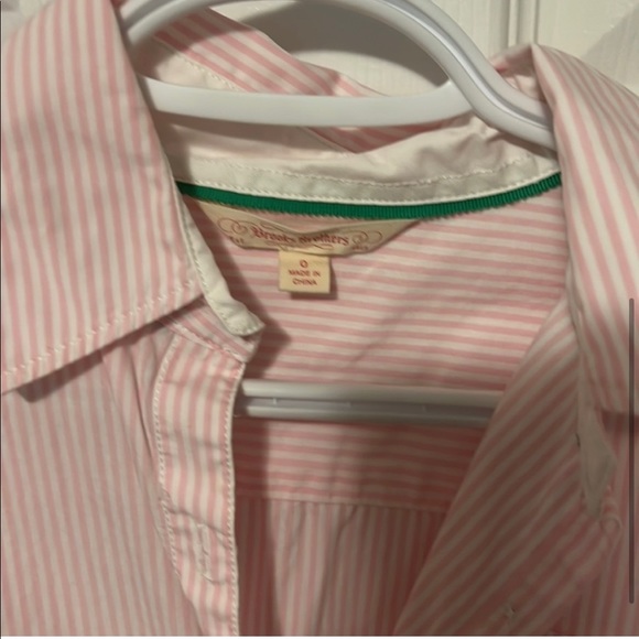 Brooks Brothers Red Label pink pinstripe Oxford shirt dress - Picture 3 of 8